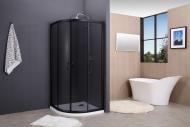 Душова кабіна KOLLER POOL RNP90BGR ROUND PRO Black matt 900x900x1950 мм